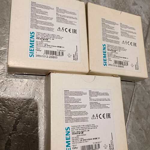 全新西门子3RN1012-2BB00电机保护继电器有3只，原--议价商品