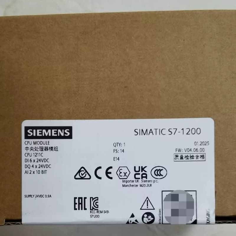 全新未开封的西门子SIMATIC S7-1200 PLC，型--议价商品