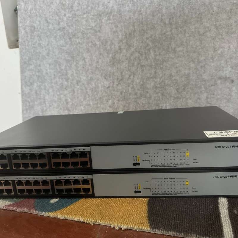 H3C华三 h3c S1224-PWR，24口全千兆POE交--议价商品