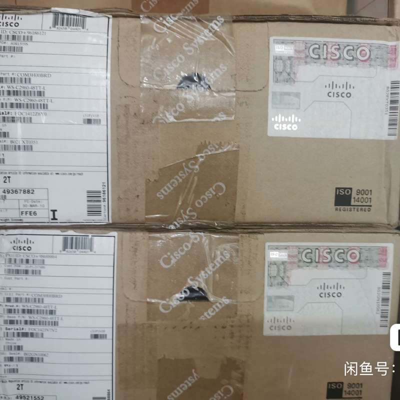 工程剩余 老款思科交换机WS-2960-48TT-L--议价商品