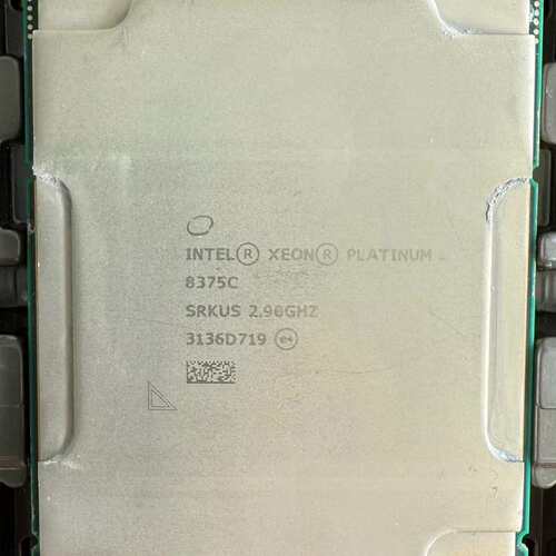 英特尔 至强铂金 8375C CPU 正式版--议价商品