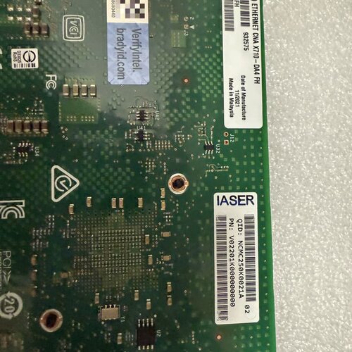 浪潮版本 英特尔X710-DA4 FH 四口万兆网卡 原装--议价商品