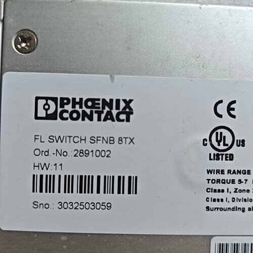 FL SWITCH SFNB 8TX交换机，成色如图--议价商品