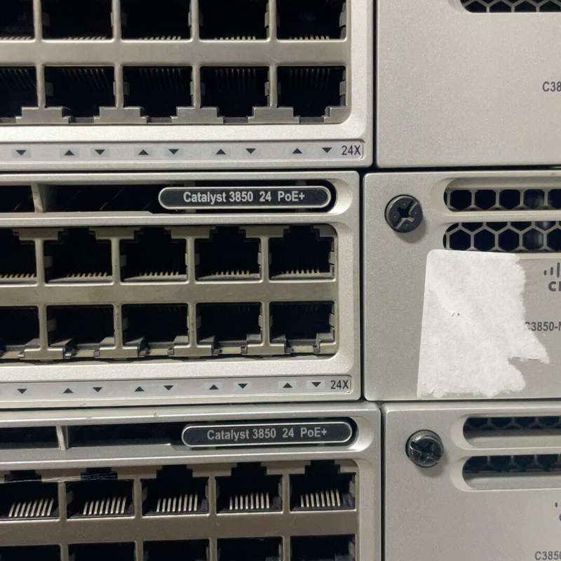 思科Cisco交换机型号 WS-C3850-24P-S W--议价商品