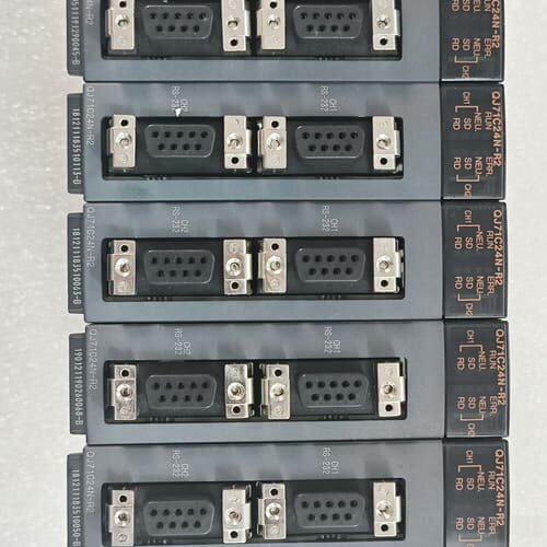 QJ71C24N-R2 三菱Q系列PLC通讯模块,二手设备拆--议价商品
