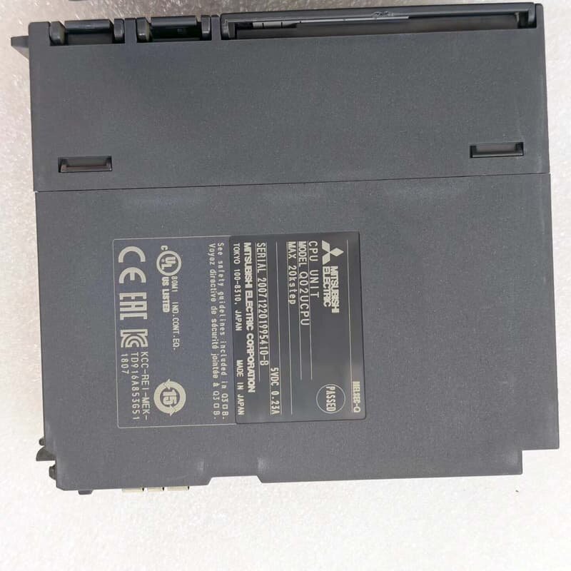 三菱Q02UCPU Q系列PLC模块,设备拆机配件,成色以图--议价商品