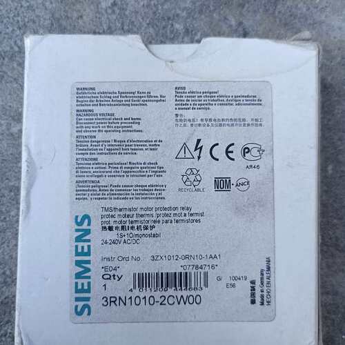 全新西门子继电器3RN1010-2CW00，库存商品原装正品--议价商品