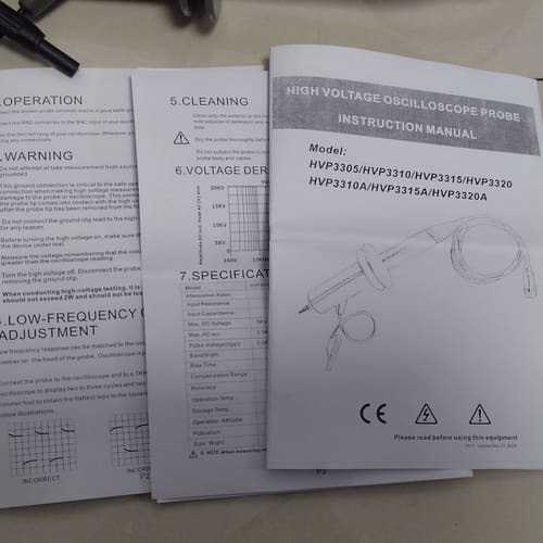 全新示波器10kv无源高压探头HVP3310 1000：1--议价商品