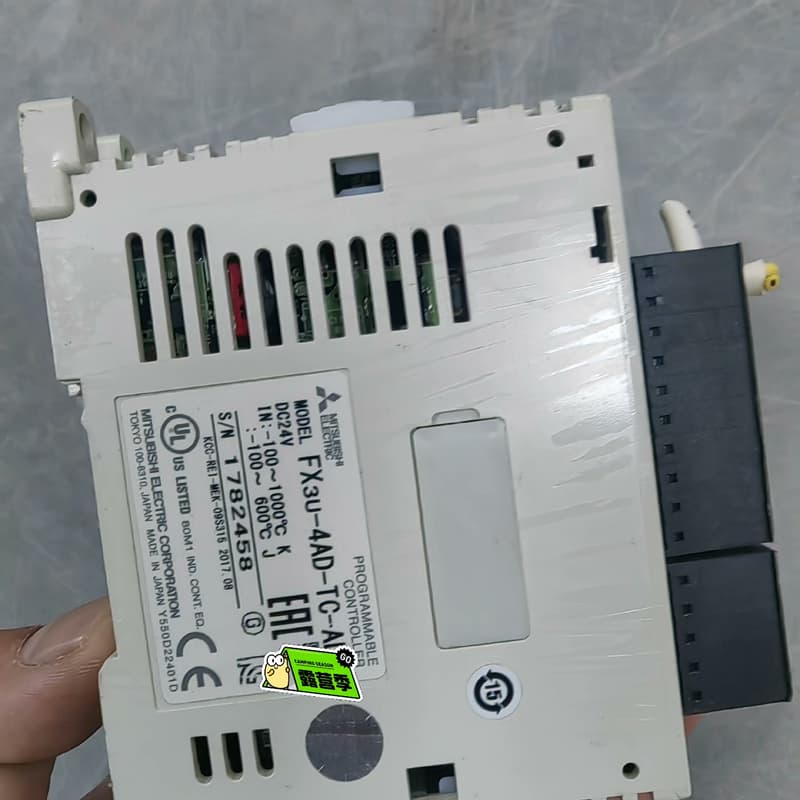 三菱plc模块FX3U-4AD-TC-ADP二手拆机--议价商品