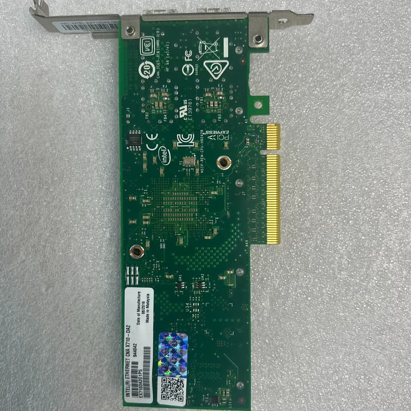 二手原装拆机 英特尔X710-DA2 双口万兆光纤网卡10G--议价商品