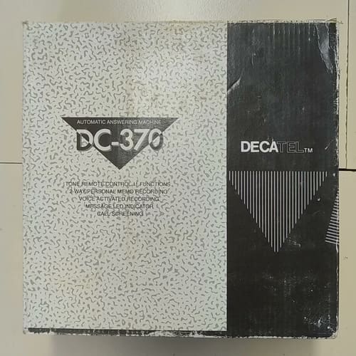 DECATEL 磁带电话留言答录机 DC-370，全新6台，--议价商品