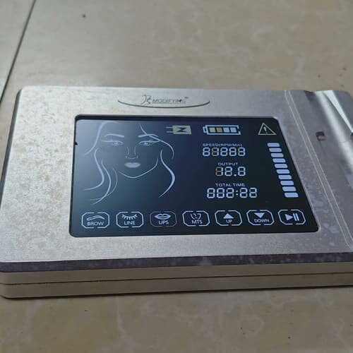 韩国MODIFYING纹绣机，银灰色，触摸屏操作，功能正常，--议价商