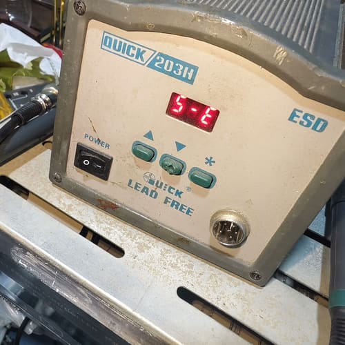 QUICK快克203H焊台 90W 焊台功能正常,没有手柄,--议价商品