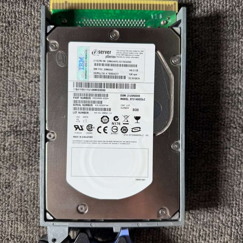 IBM 小型机 15K 146G硬盘,FRU:03N6350--议价商品