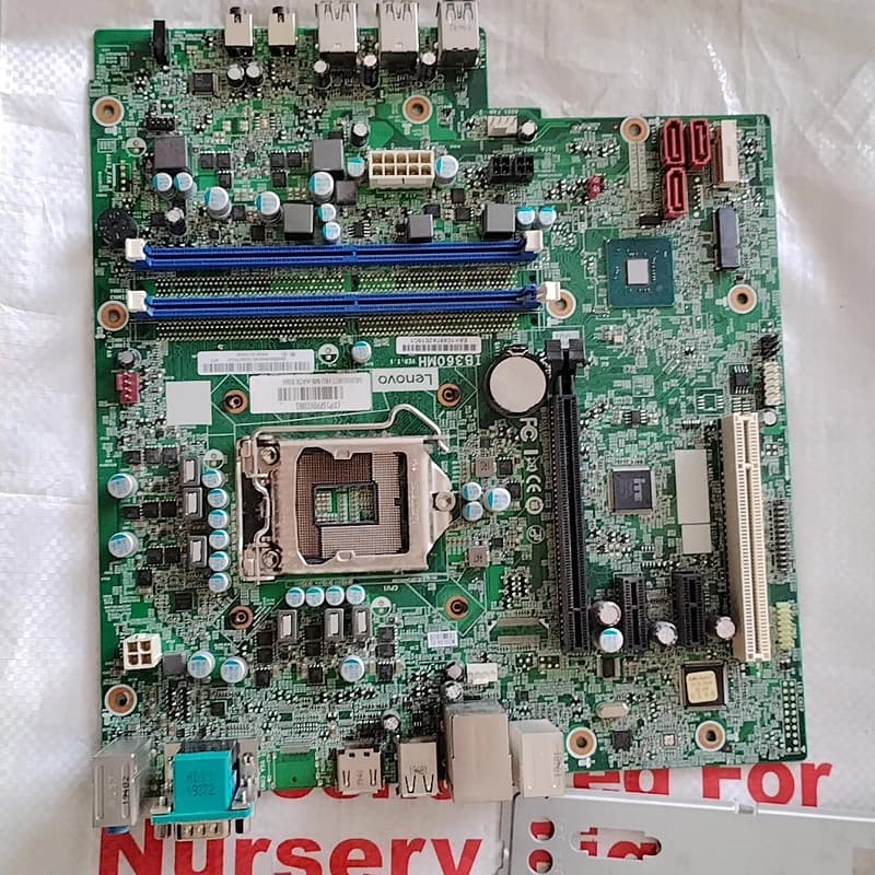 联想IB360MH主板,拆机件,双DDR4内存槽,接口齐全,--议价商品