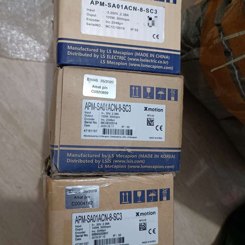 全新韩国LS伺服电机APM-SA01ACN-8-SC3 带刹--议价商品