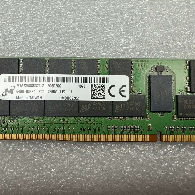 镁光64GB DDR4 2666MHz服务器内存出售，型号为--议价商品