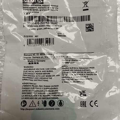 SIEMENS西门子3SU1400-2DA43-3AA0--议价商品