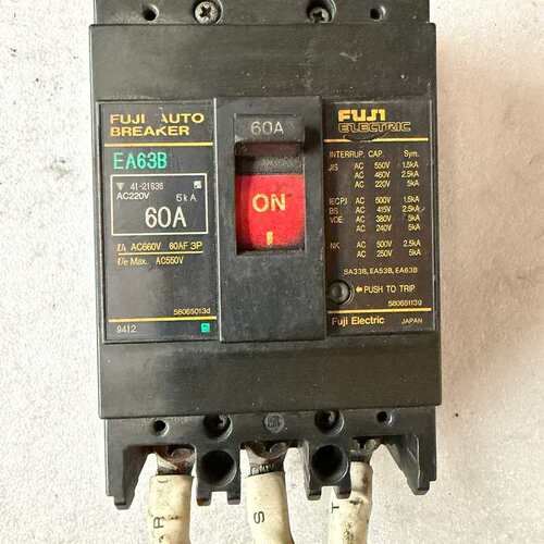 富士FUJI EA63B空气开关，60A三相，原装日本进口，--议价商品