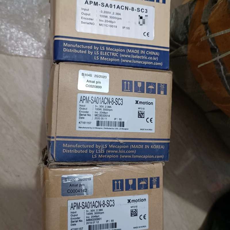 全新韩国LS伺服电机APM-SA01ACN-8-SC3 带刹--议价商品
