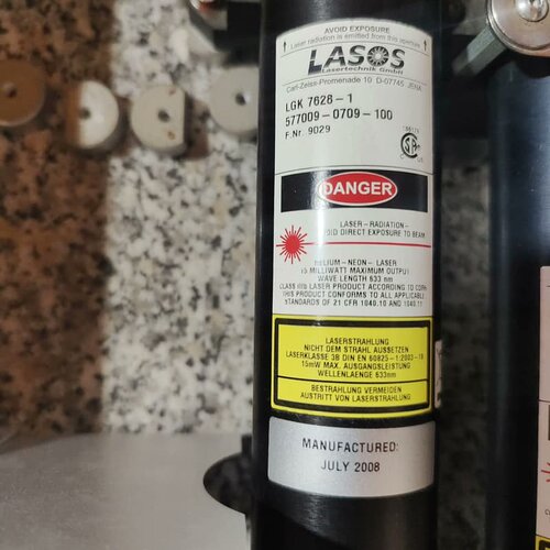 Lasos LGK 7628-1氦氖He-Ne激光器 633--议价商品