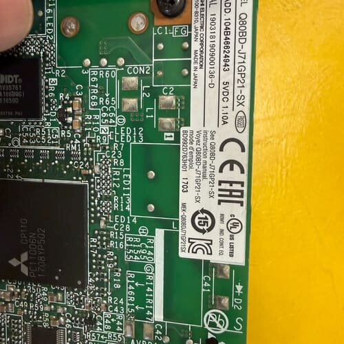 99新 三菱PLC通讯模块 Q81BD-J71GP21-SX--议价商品