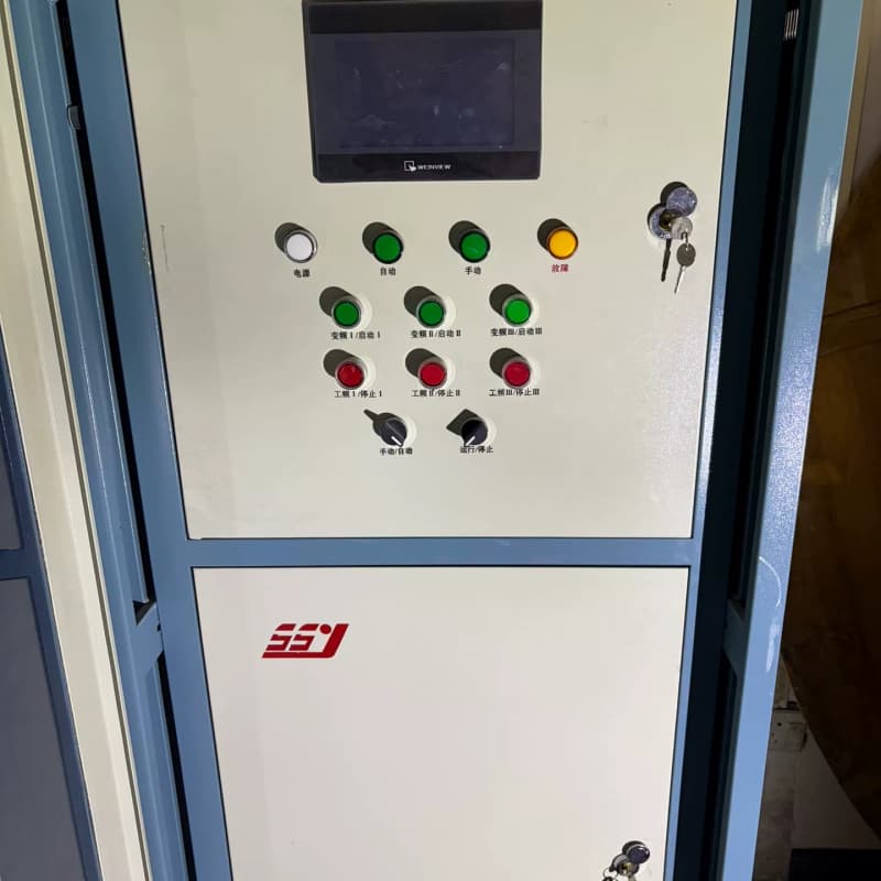 水泵变频控制柜 4千瓦 一控三 西门子PLC 威纶触摸屏--议价商品