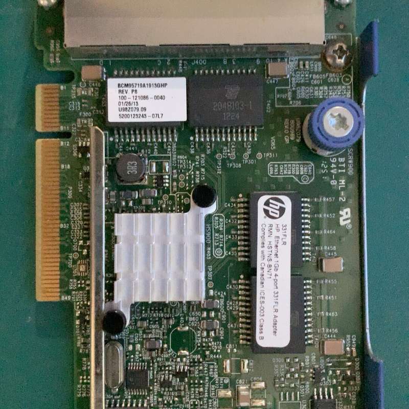 原装HP 331FLR 1Gb 4-port千兆网卡,适用于--议价商品