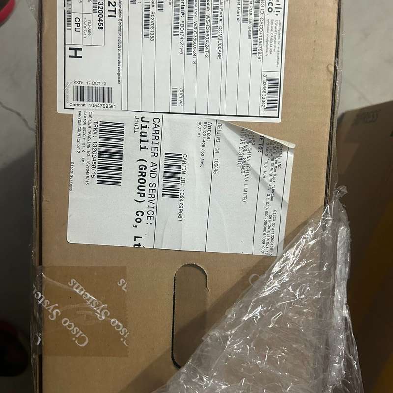 WS-C3560X-24T-S 千兆三层核心交换机，全新未开--议价商品