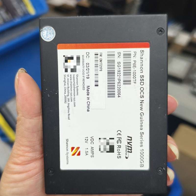 Shannon/宝存 1TB U.2 NVME企业级服务器硬--议价商品