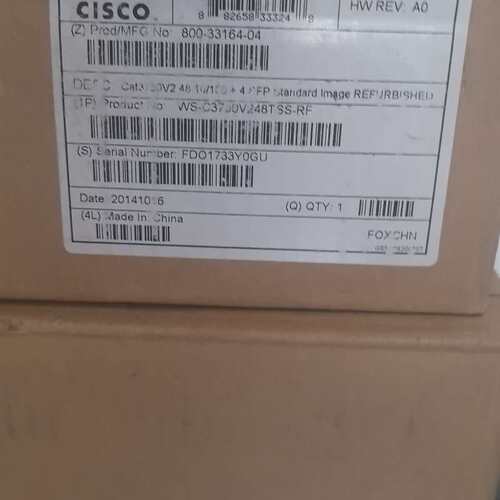 思科WS-C3750V2-48TS-S端口测试正常。RF的机--议价商品