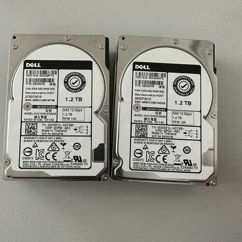 戴尔/Dell 1.2T 10k 12gbs 2.5寸 sa--议价商品