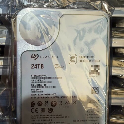 希捷24T企业级硬盘+ST24000NM001C+3.5寸S--议价商品