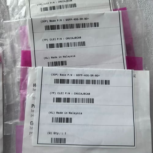 思科QSFP-40G-SR-BD光模块,全新原装,原包装未拆--议价商品