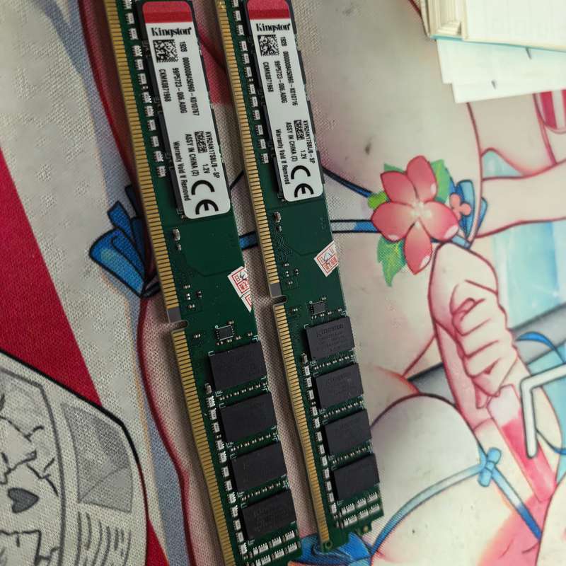 金士顿DDR4 8G内存条 2条 KVR24N17S8L/8--议价商品