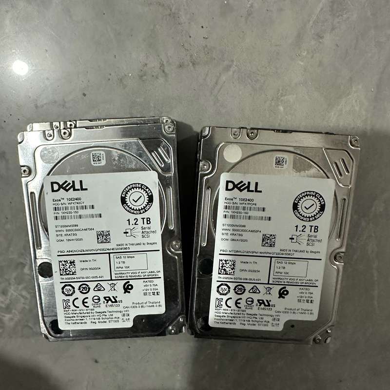 戴尔DELL 1.2TB企业级硬盘，型号ST1200MM00--议价商品