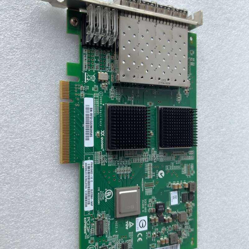 QLogic QLE2564 8G四口光纤卡--议价商品