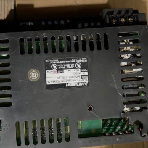 三菱A950GOT-TBD-M3触摸屏，通电电源指示灯亮，无--议价商品