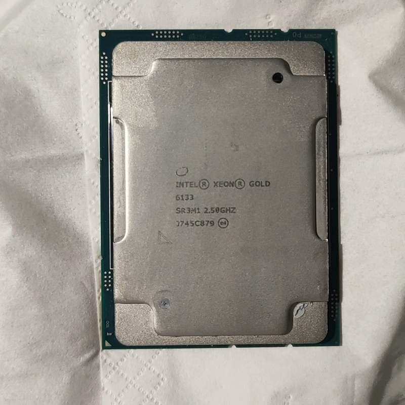 Intel 志强 6133 CPU金牌 20核心40线程 2--议价商品