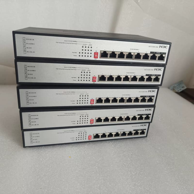 二手 H3C S1208V-PWR 8口千兆POE交换机，企--议价商品
