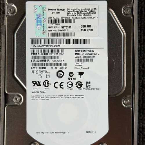 IBM 59Y5336 600G 15K FC 光纤硬盘--议价商品