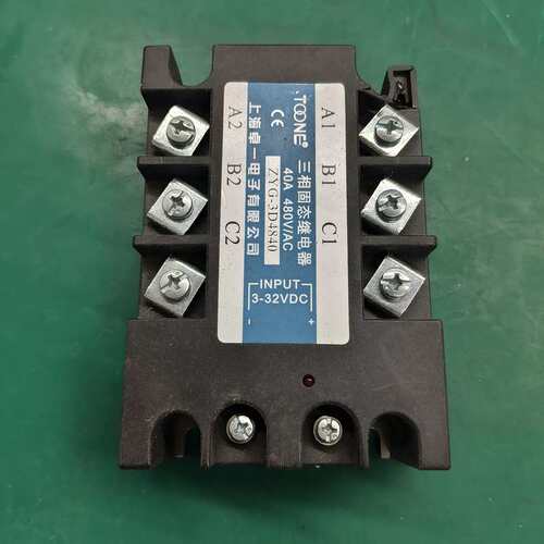 上海卓一三相固态继电器，型号ZYG-3D4840，拆机件，成--议价商品