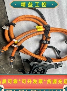 别克微蓝6快充线束总成，原装拆车件，橙色高压线，带充电插座底-