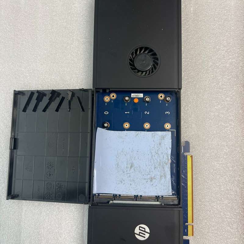 HP工作站4路M.2 NVME SSD硬盘扩展转接卡raid--议价商品