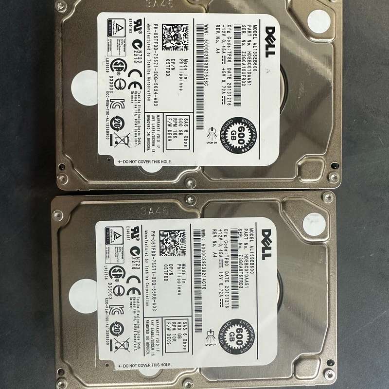 DELL 服务器600G硬盘10K SAS 2.5 6GB--议价商品