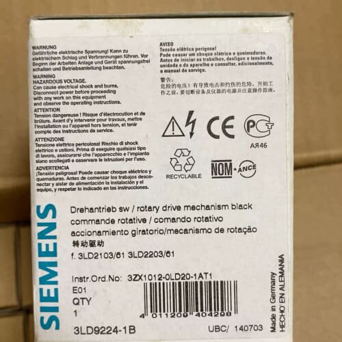 西门子转动驱动装置3LD2103/61，型号3LD2203/--议价商品