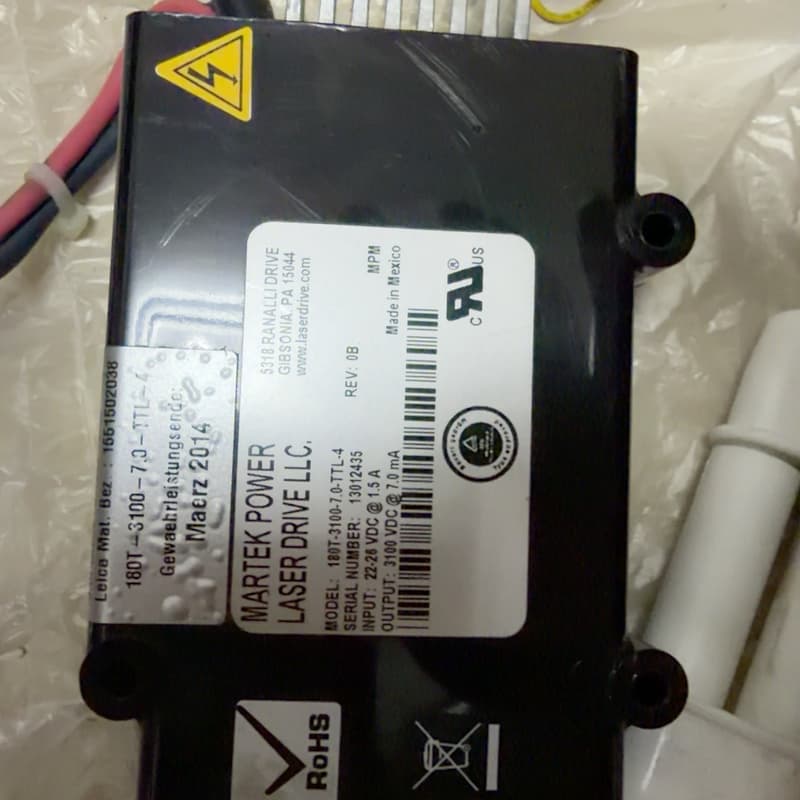 一套完整的Lasos LGK 7654-15 氦氖激光器系统--议价商品