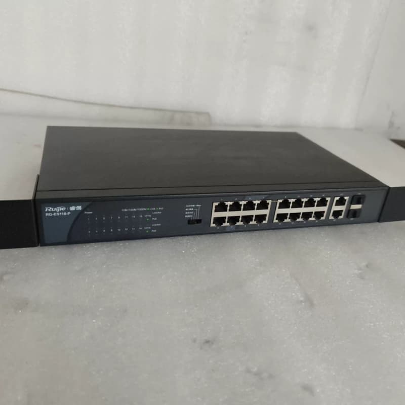 二手锐捷RG-ES118-P 16口POE交换机,16个10--议价商品