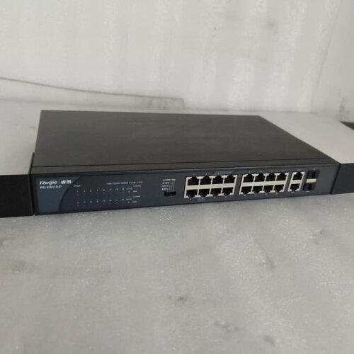 二手锐捷RG-ES118-P 16口POE交换机，16个10--议价商品