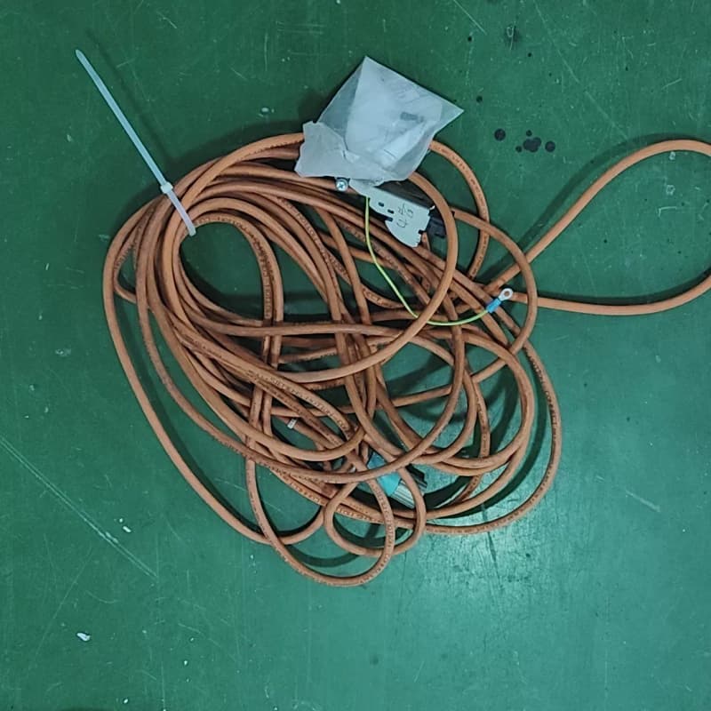 西门子编码器和动力线,15米长度绿色和橙色,实物拍摄,功能包--